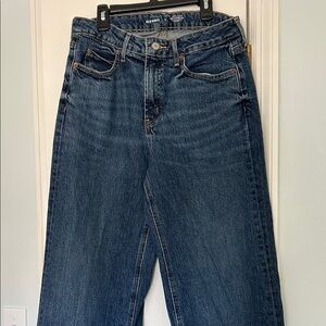 Old Navy Women's Indigo Sky Hi Wide Leg Jeans